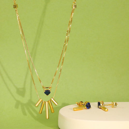 Luxe Layers Gold Multi-Layered Necklace for Women