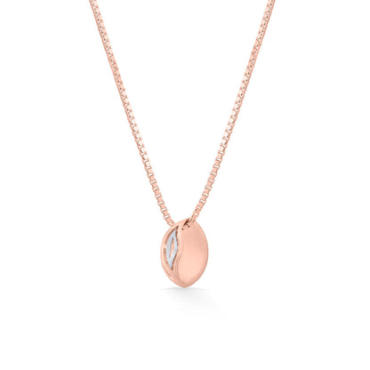 Rosé Opal Gold Necklace Set for Women
