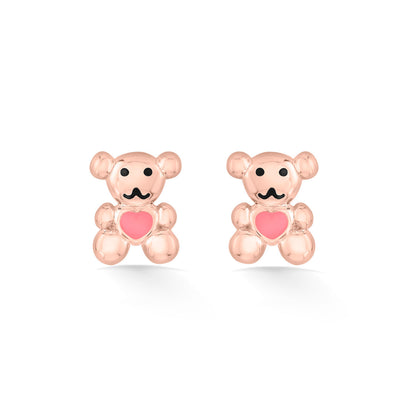 Teddy Love Gold Necklace Set for Women