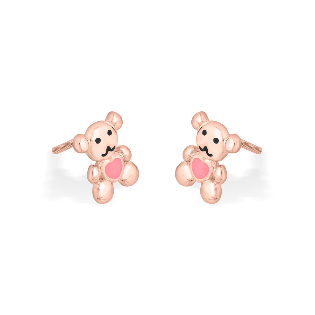 Teddy Love Gold Necklace Set for Women