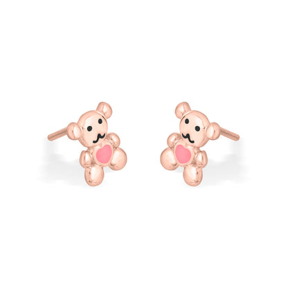 Teddy Love Gold Necklace Set for Women