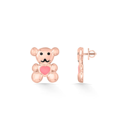 Teddy Love Gold Necklace Set for Women