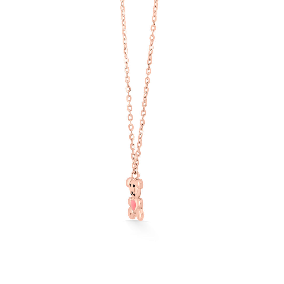 Teddy Love Gold Necklace Set for Women