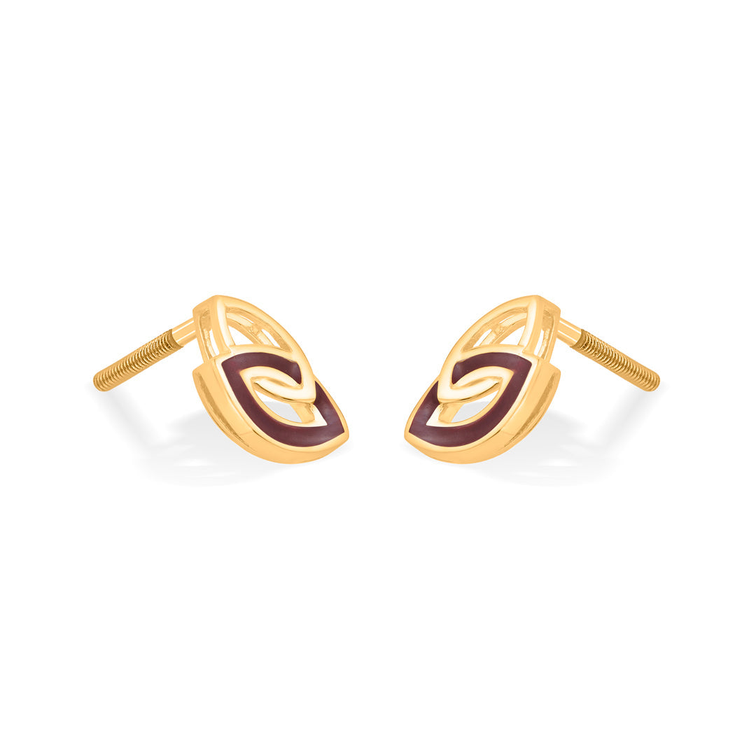 Lilac Weave Gold Necklace Set for Women
