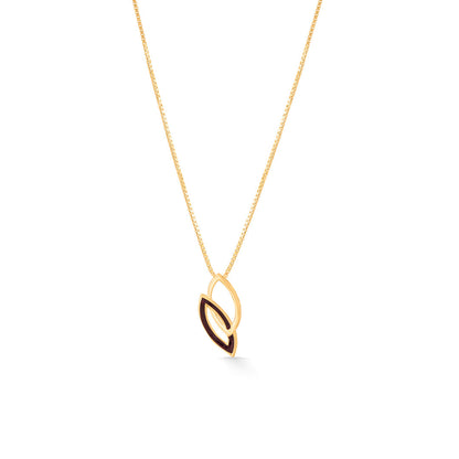 Lilac Weave Gold Necklace Set for Women