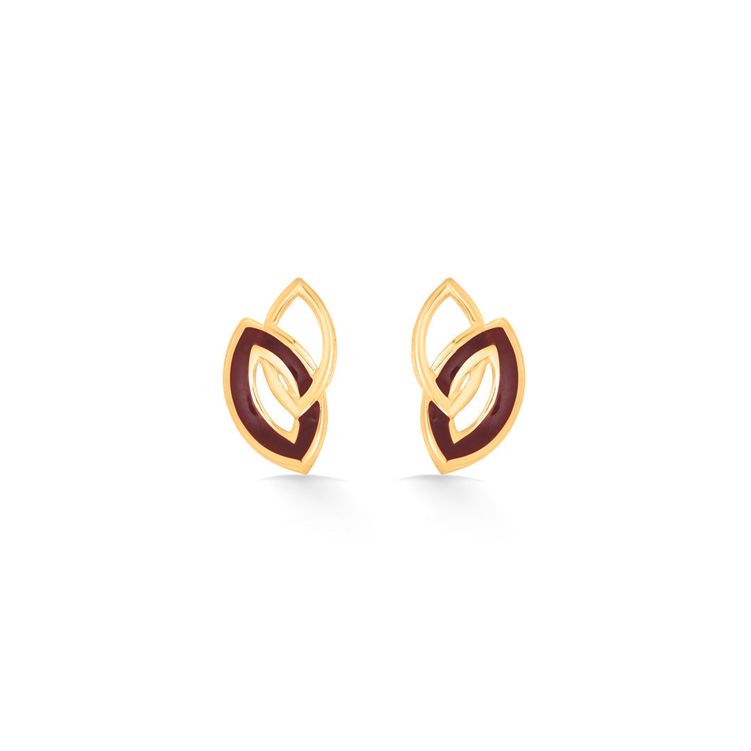 Lilac Weave Gold Necklace Set for Women