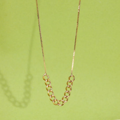 Signature Line Gold Modern Necklace for Women