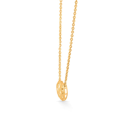 Emerald Bloom Gold Necklace Set for Women