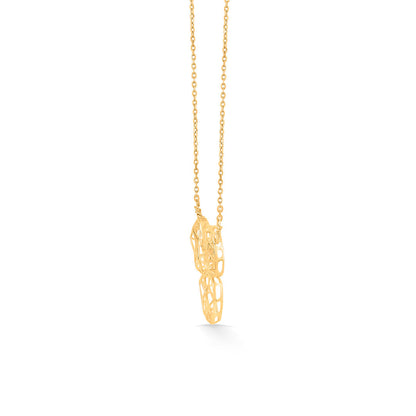Layered Loops Gold Modern Necklace for Women