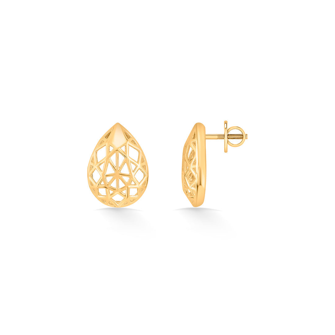Intricate Glow Gold Necklace Set for Women