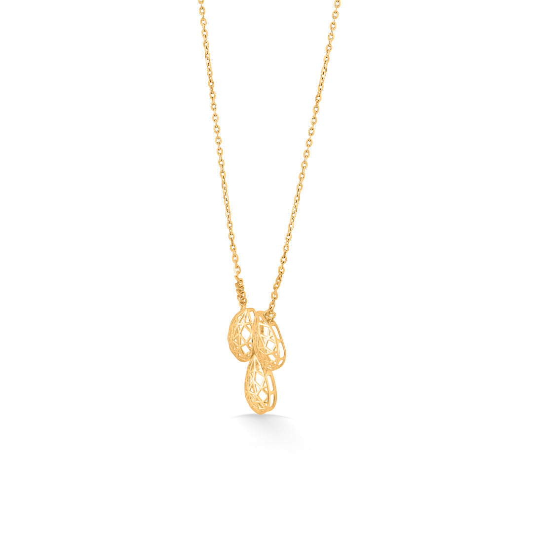 Intricate Glow Gold Necklace Set for Women