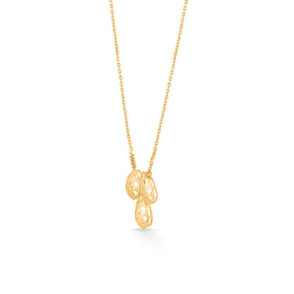 Intricate Glow Gold Necklace Set for Women