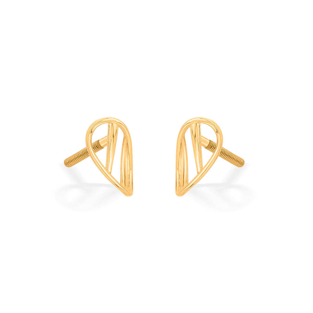 Crescent Glow Gold Necklace Set for Women