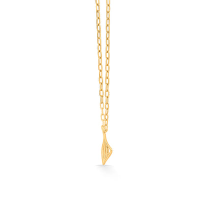 Wave Square Gold Necklace Set for Women