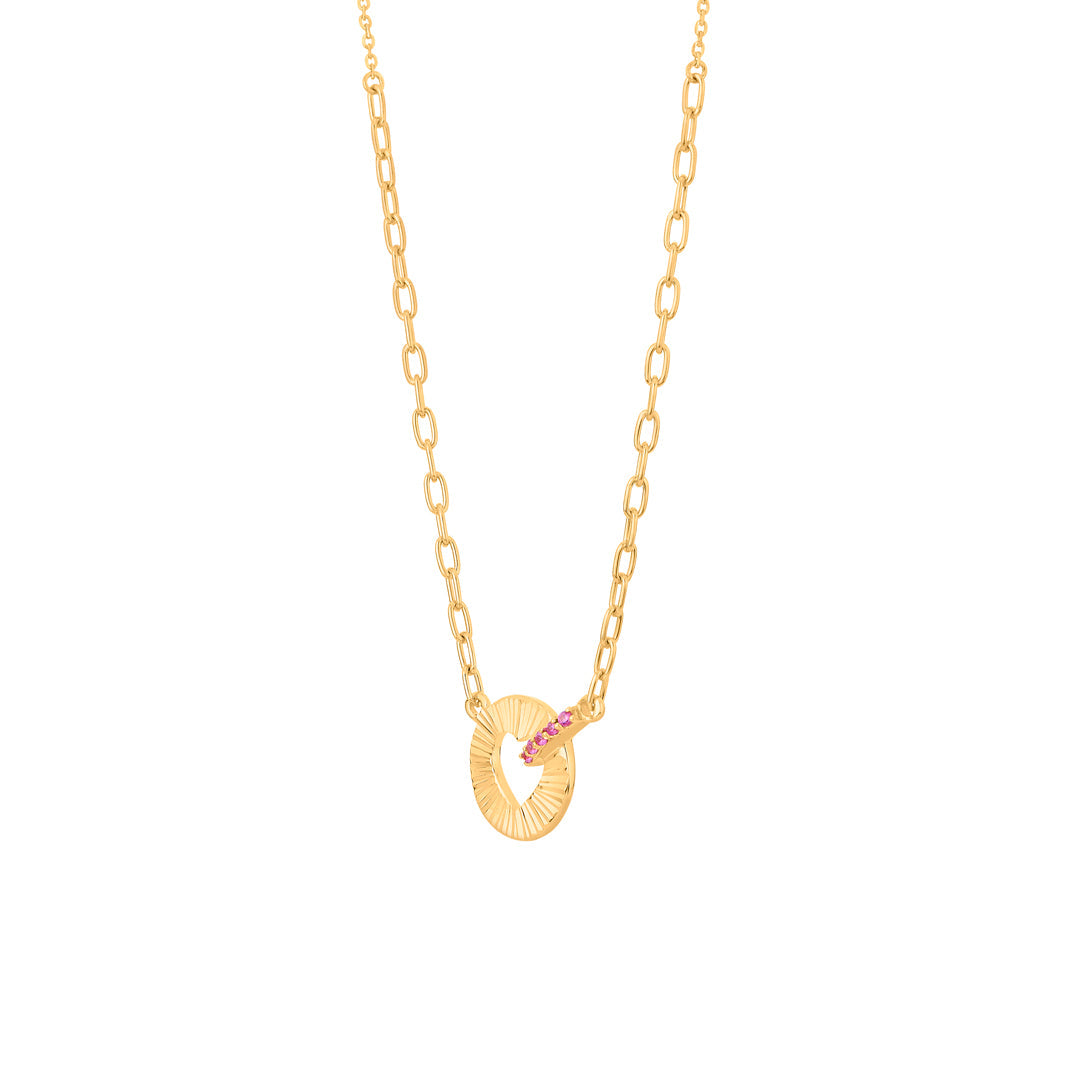 Rhythm Line Gold Modern Necklace for Women