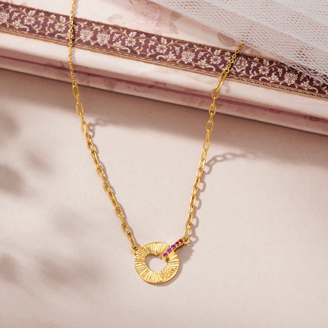 Rhythm Line Gold Modern Necklace for Women