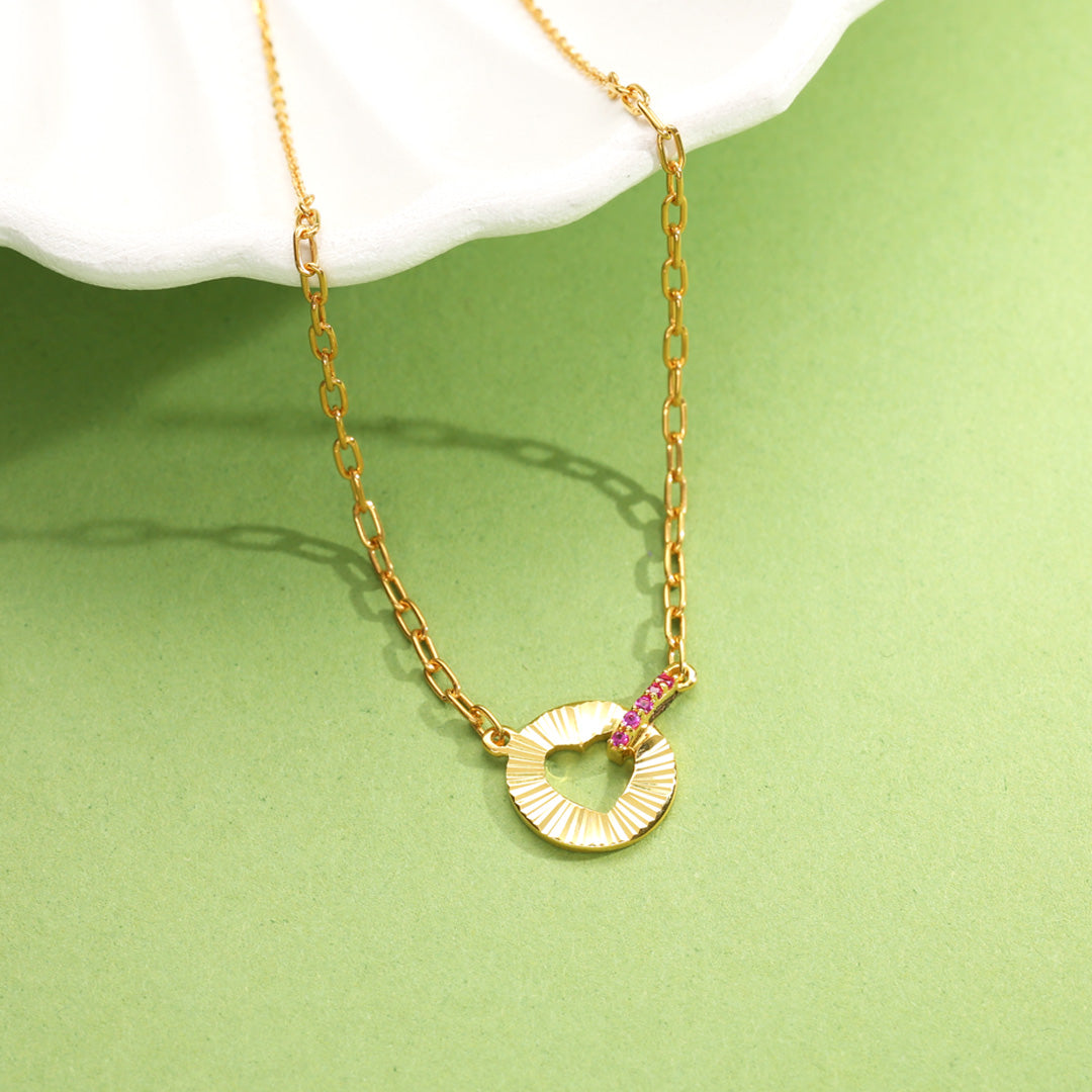 Rhythm Line Gold Modern Necklace for Women