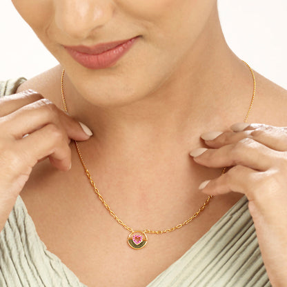 City Pulse Gold Modern Necklace for Women