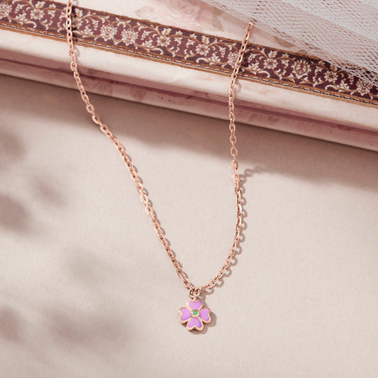 Sun Petal Gold Modern Necklace for Women