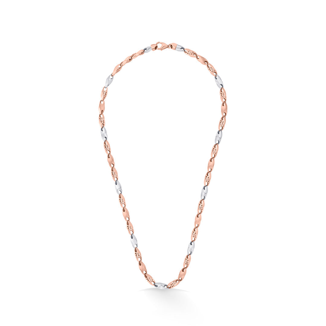Luxe Spiral Gold Fancy Chain for Men
