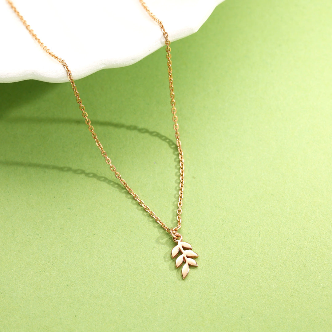 Bloom Branch Gold Modern Necklace for Women