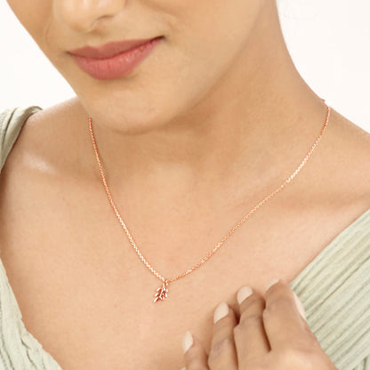 Bloom Branch Gold Modern Necklace for Women