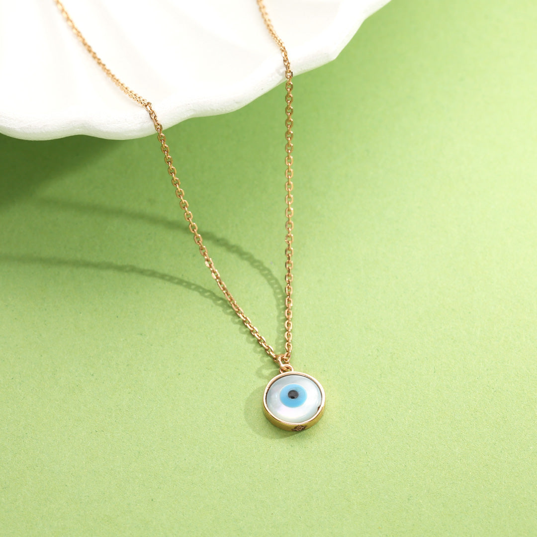 Mystic Eye Gold Modern Necklace for Women