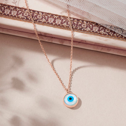 Mystic Eye Gold Modern Necklace for Women