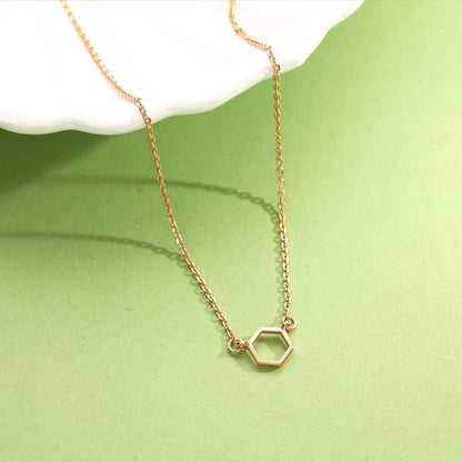 Hive Edit Gold Modern Necklace for Women