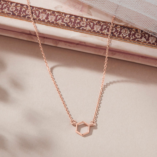 Hive Edit Gold Modern Necklace for Women