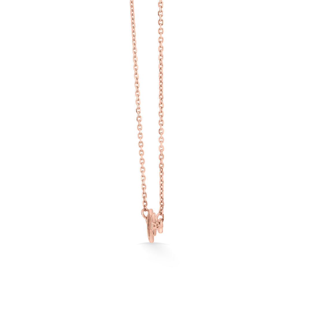Open Heart Gold Modern Necklace for Women