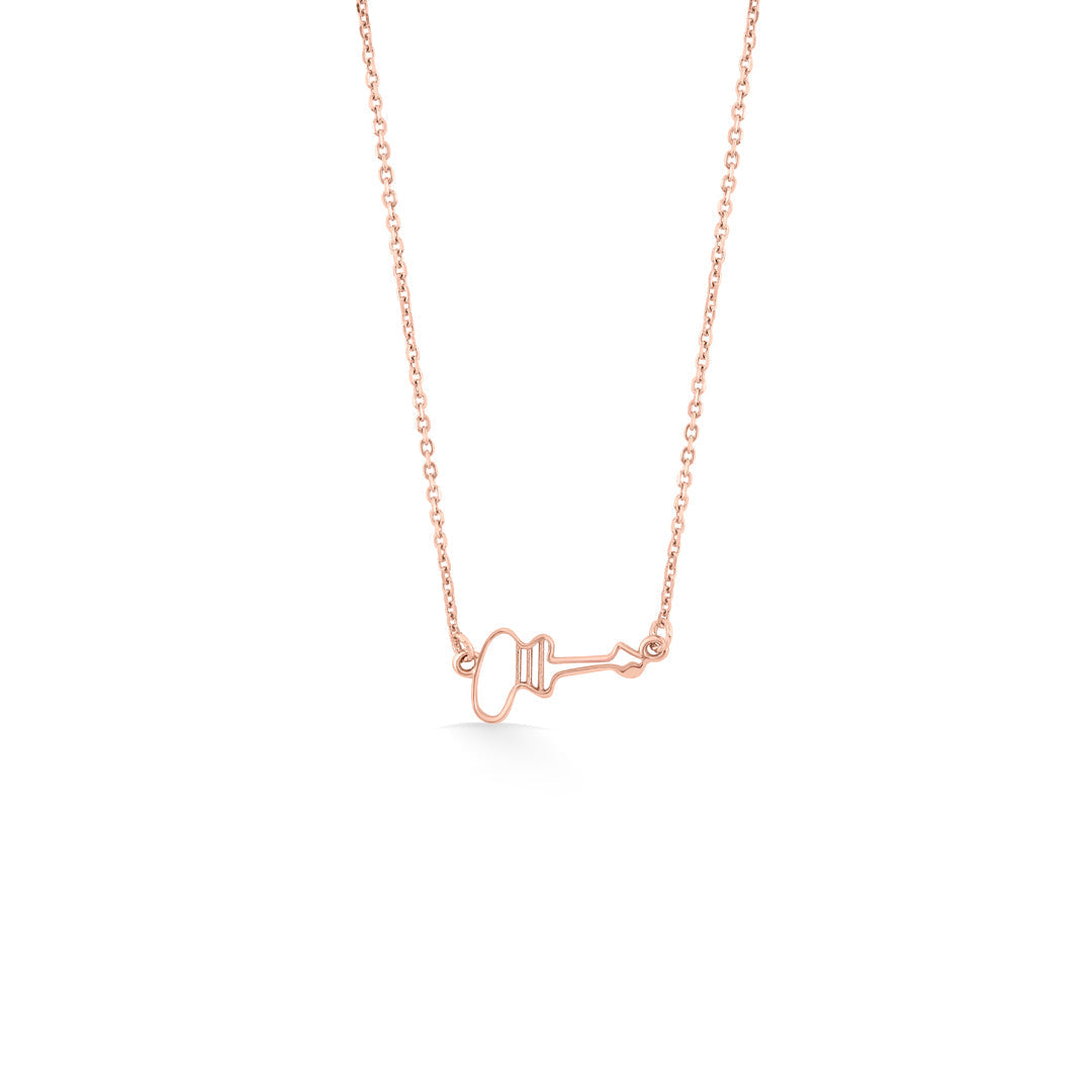 Open Heart Gold Modern Necklace for Women
