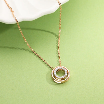 Glow Sphere Gold Modern Necklace for Women