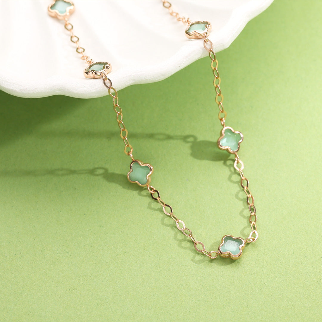 Lucky Glow Gold Fancy Chain for Women