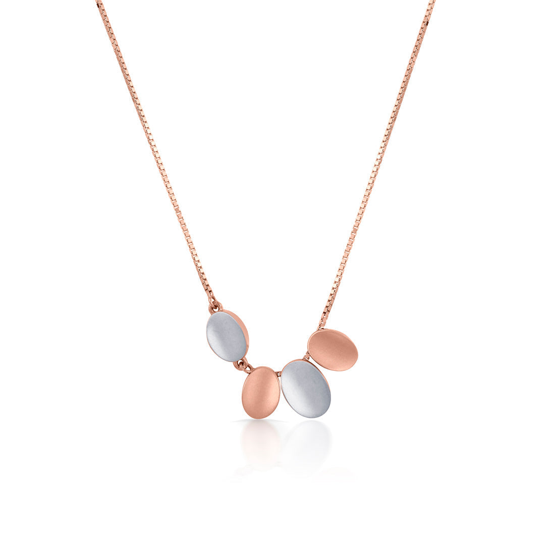Shadow Loop Gold Necklace Set for Women