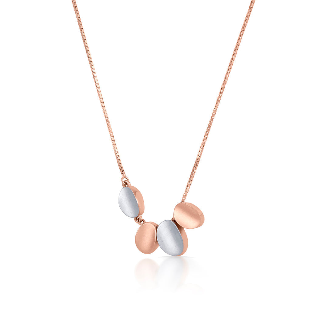 Shadow Loop Gold Necklace Set for Women