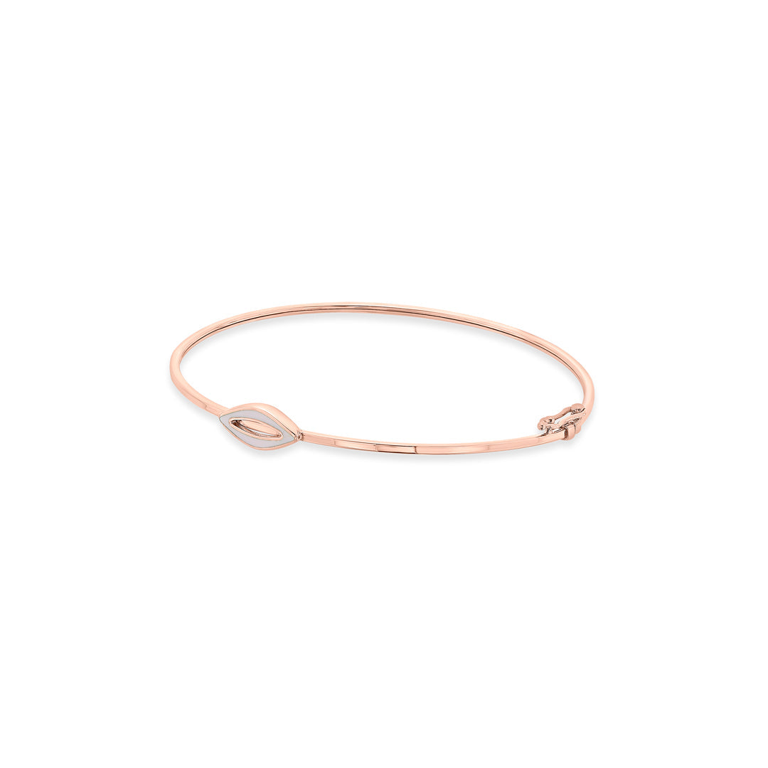 Opal Bloom Gold Oval Bracelet for Women