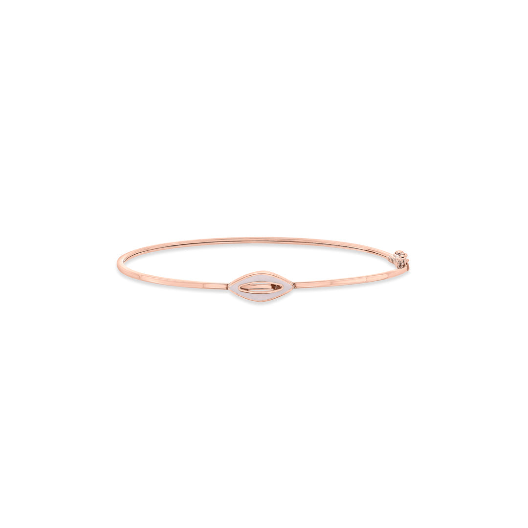 Opal Bloom Gold Oval Bracelet for Women