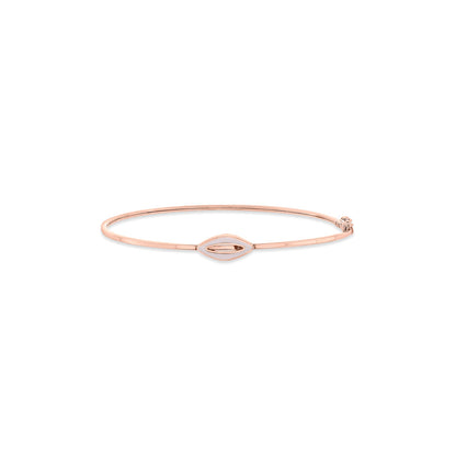 Opal Bloom Gold Oval Bracelet for Women