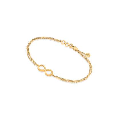 Endless Glow Gold Flexible Bracelet for Women