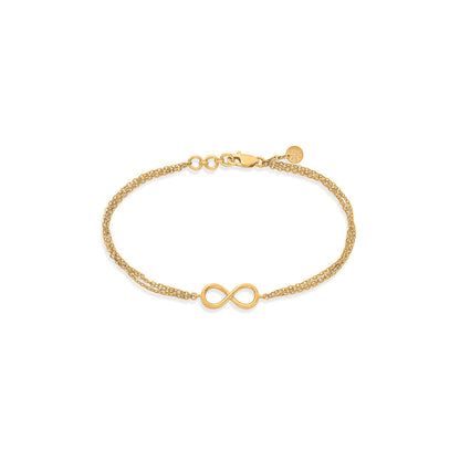 Endless Glow Gold Flexible Bracelet for Women