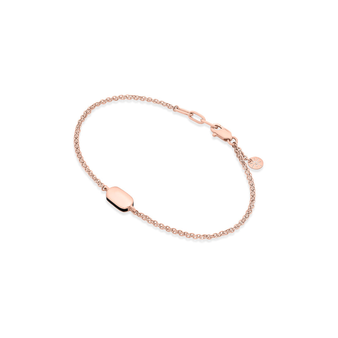 Rosé Ray Gold Flexible Bracelet for Women