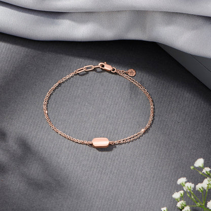 Rosé Ray Gold Flexible Bracelet for Women