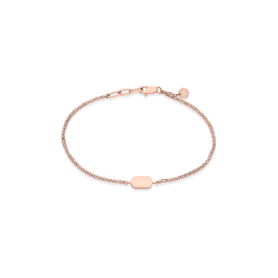 Rosé Ray Gold Flexible Bracelet for Women