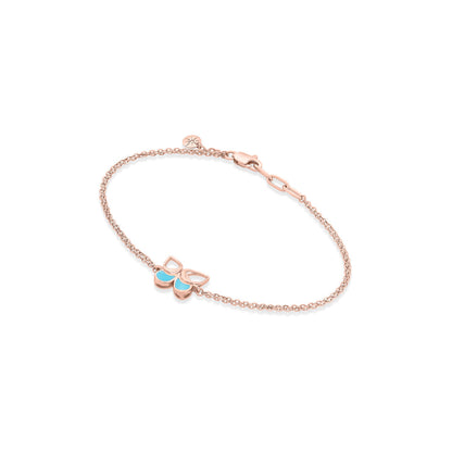 Plume Trail Gold Flexible Bracelet for Women