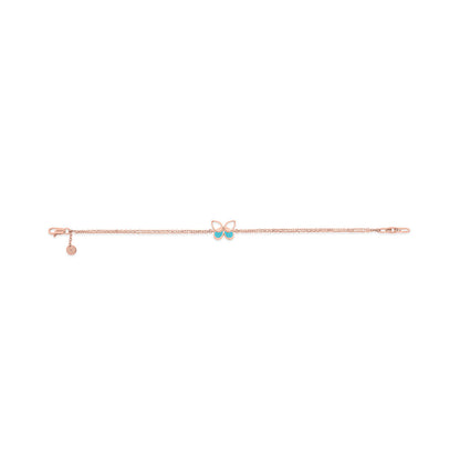 Plume Trail Gold Flexible Bracelet for Women