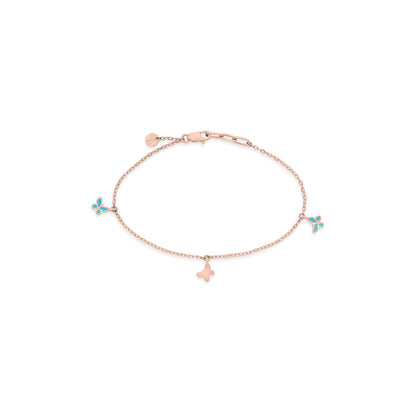 Celestial Link Gold Charm Bracelet for Women