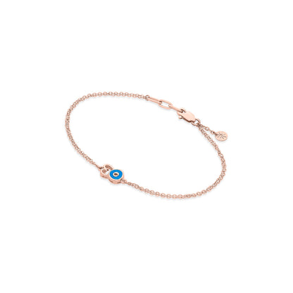 Evil Eye Aura Gold Flexible Bracelet for Women