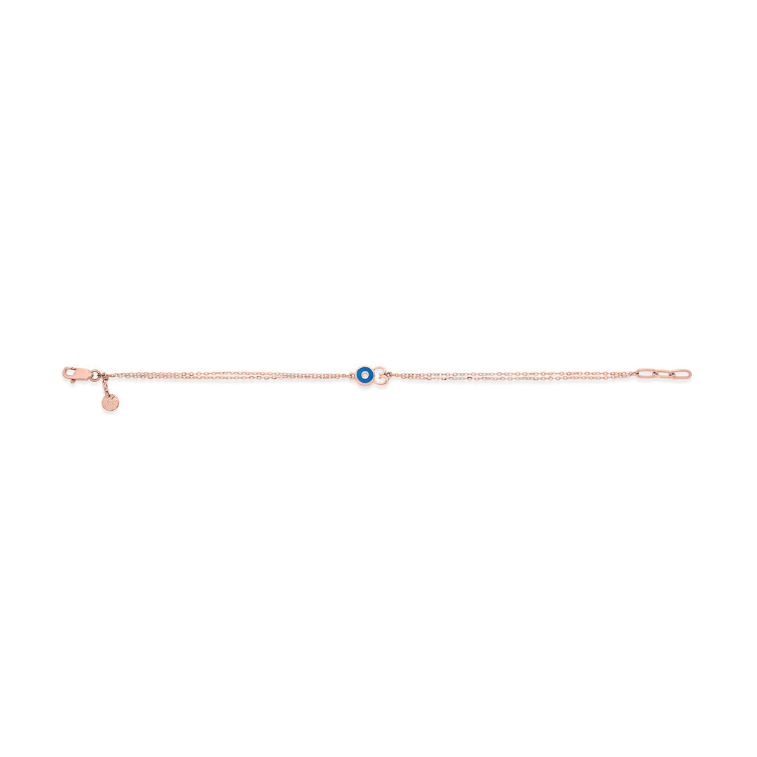 Evil Eye Aura Gold Flexible Bracelet for Women
