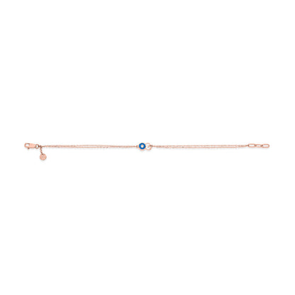 Evil Eye Aura Gold Flexible Bracelet for Women